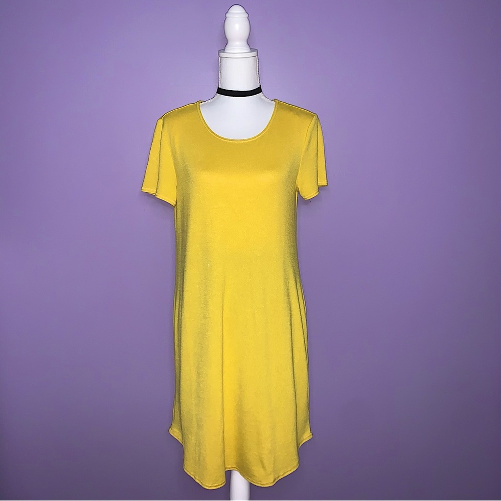 Catherine Malandrino Yellow Knit Dress